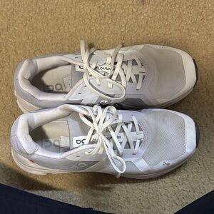 On Cloudrunner Women's White Athletic Shoes